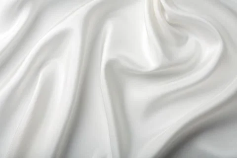 Abstract white silk background Stock Photos