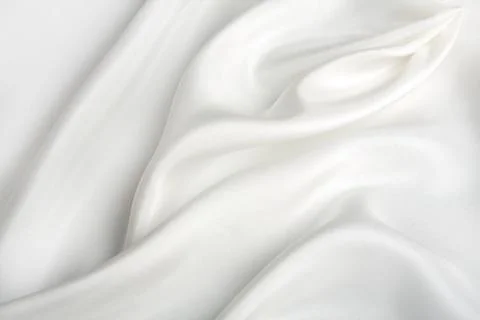 Abstract white silk background Stock Photos