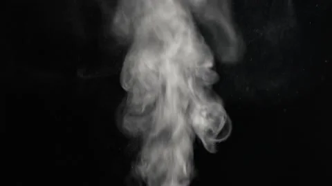 Abstract white smoke in motion. Smoke, Cloud of particle fog. Stock Footage 231237999