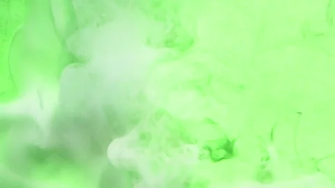 Abstract white smoke moving and rising on green screen background, fog texture Stock Footage 310928100