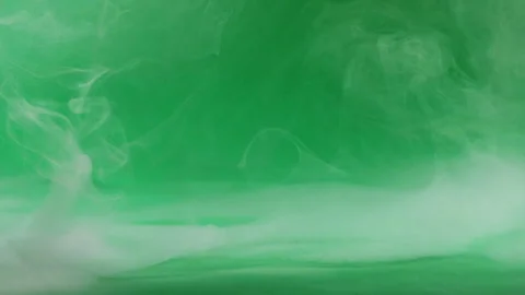 Abstract white smoke moving and rising on green screen background, fog texture Stock Footage 313374022