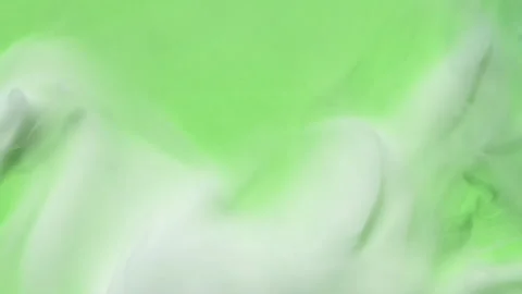 Abstract white smoke moving and rising on green screen background, fog texture Stock Footage 320895083