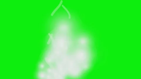 Abstract white smoke or magic dust particles floating and glowing on a soli.. Stock Footage 341180258