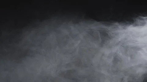 Abstract white smoke in slow motion Video stock 305697654