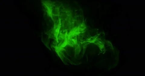 Abstract white smoke slowly floating through space on black Stock Footage 169591759