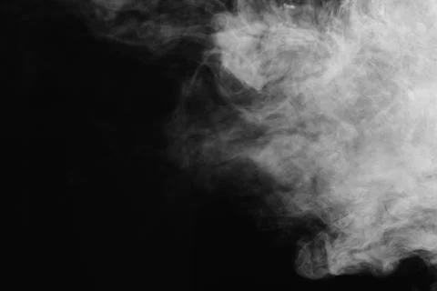 Abstract white smoke texture background with dramatic soft vapor swirling i.. 스톡 사진
