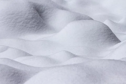 Abstract white snow forms and shapes pattern Foto stock