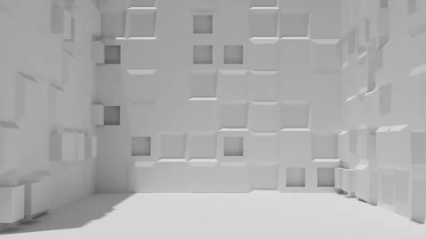 Abstract white space. Geometric background Stock Footage 258275093