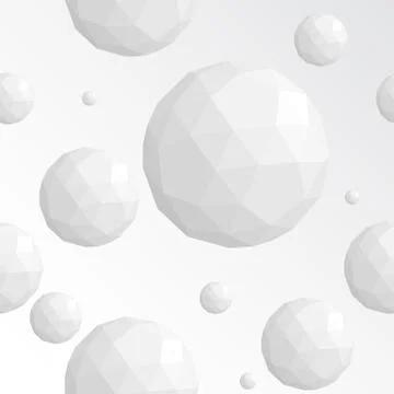 Abstract white sphere seamless pattern 스톡 일러스트