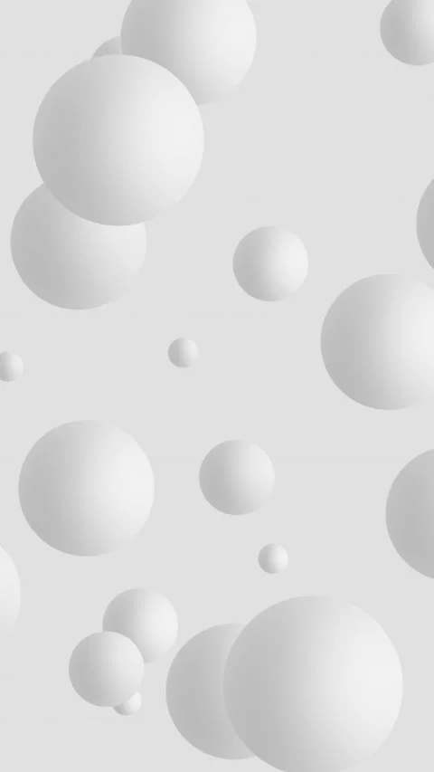 Abstract white spheres design background. Vertical Video stock 230072316