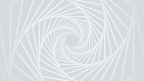 Abstract white spiral lines pattern on clean background Illustrazione stock
