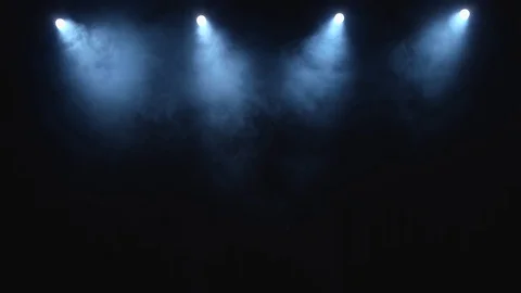 Abstract white spot light with smoke Stock Footage 84329208