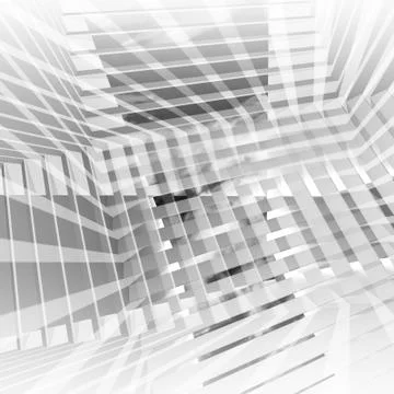 Abstract white square background with intersected shadows pattern 스톡 일러스트