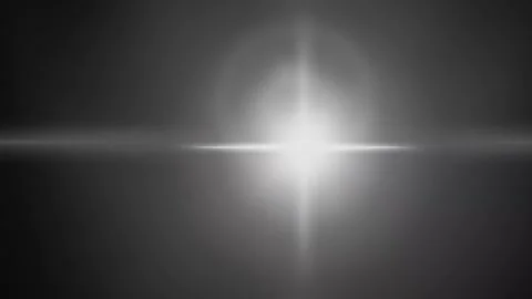 Abstract White Star Light Lens Flare Flickering Overlay Effect 4K Seamless Loop Stock Footage 289914473
