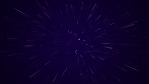 Abstract white starburst rays in deep space field Stock Footage 164137463