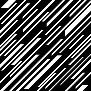 Abstract white stripes pattern. Monochrome background Stock Illustration