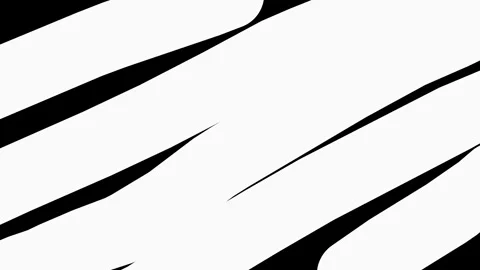 Abstract white stroke transition on a black background Video stock 315236073