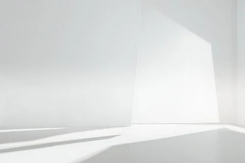 Abstract white studio background for product presentation. Stock Illustration