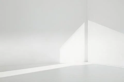 Abstract white studio background for product presentation. Stock Illustration
