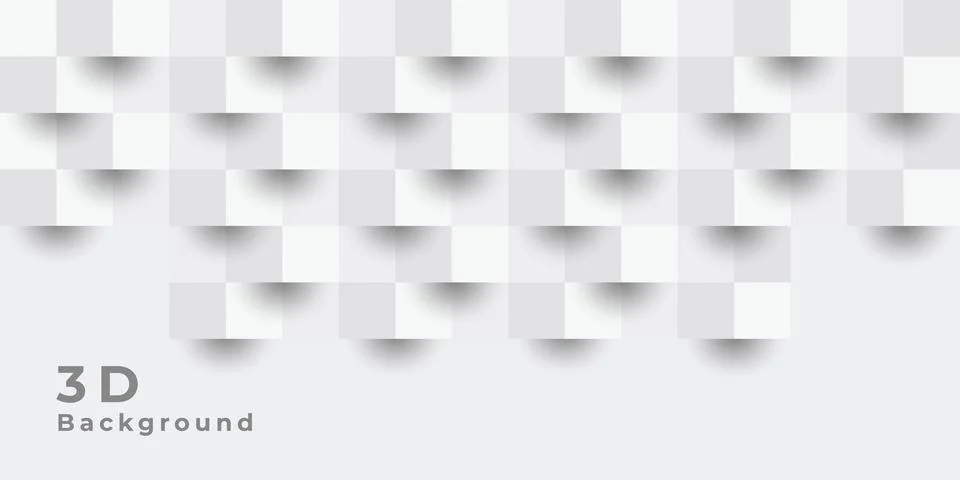 Abstract white texture in 3D paper style. Minimal vector background for cov.. Illustrazione stock