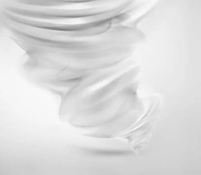 Abstract white tornado Stock Illustration