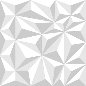 Abstract White Triangle Geometric Patterns Stock Illustration