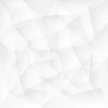 Abstract white triangle polygonal background Stock Illustration