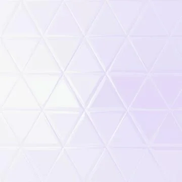 Abstract white triangle polygonal background, white geometric technology patt Stock Illustration