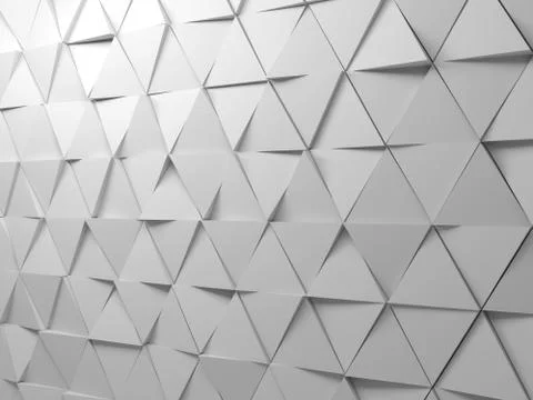 Abstract white triangles background pattern イラスト素材