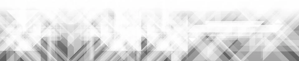 Abstract White triangular geometric vector banner with pattern Stock Illustration