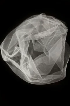 Abstract white veil Stock Photos