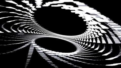 Abstract white vj loop Stockbeeldmateriaal 92040144