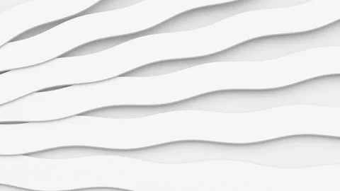 Abstract white wave and  light gradient color background with dynamic waves. Video stock 171623142