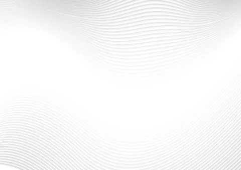 Abstract white waves and lines pattern Stock Illustration