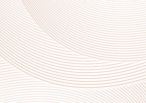 Abstract white waves with orange lines minimal elegant background イラスト素材