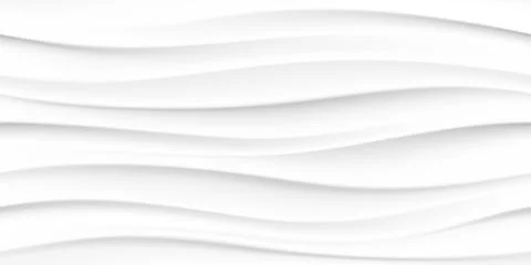 Abstract white wavy 3d seamless texture イラスト素材