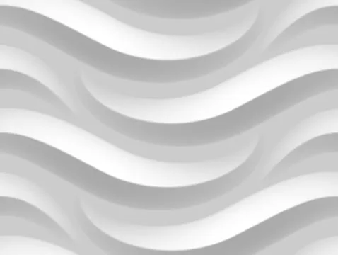 Abstract white wavy 3d texture イラスト素材