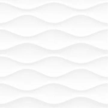 Abstract white wavy 3d texture Illustrazione stock