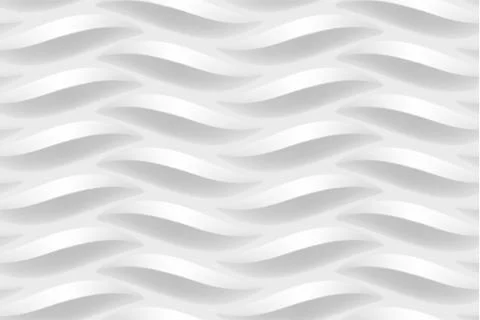 Abstract white wavy 3d texture イラスト素材