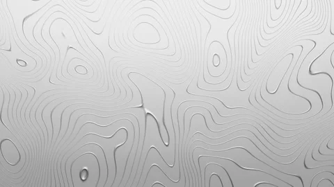 Abstract white wavy contour lines on a textured surface Stock Footage 287008194