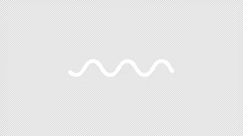 Abstract white wavy line animation Stock Footage 330426065