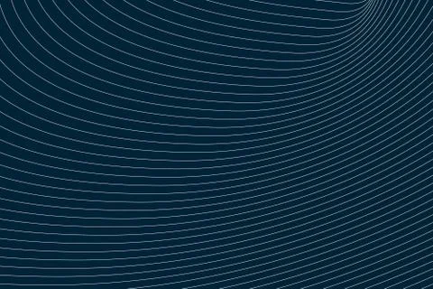 Abstract white wavy line pattern design decorative artwork background. Stock Illustration