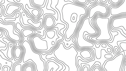 Abstract White Wavy Lines Background Stock Footage 290819925