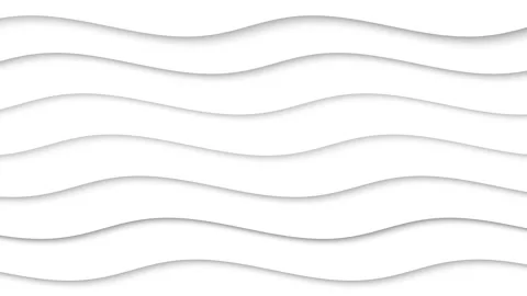 Abstract White Wavy Motion Background Loop Vídeos de archivo 316305257
