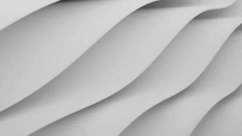 Abstract White Wavy Pattern Background looping aimation Video stock 317727109