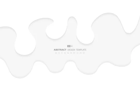 Abstract white wavy pattern design background. illustration vector eps10 스톡 일러스트