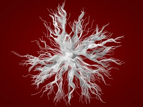 Abstract with white wires. Stock Illustration