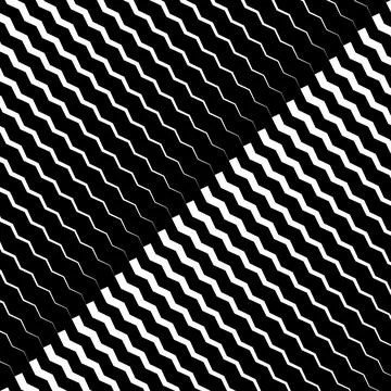 Abstract white zigzag oblique stripes Stock Illustration