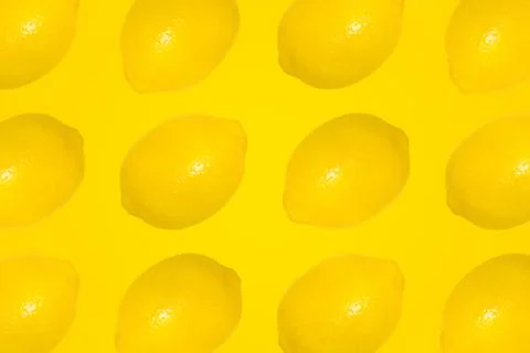 Abstract whole lemon pattern Stock Photos