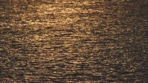 Abstract wide angle sunrise reflection on water/lake Stock Footage 139780507